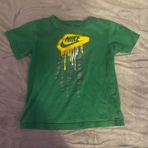4t Boys Green Nike Short-sleeved Shirt